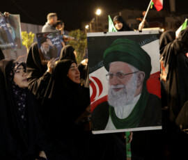 A woman holds a portrait of Iran's late Supreme Leader Ayatollah Ali Khamenei during a rally as preparations are underway ahead of a farewell ceremony for the late Supreme Leader at Revolution Square in Tehran, Iran, July 2, 2026. REUTERS/Murad Sezer Foreign media in Iran operate under guidelines set by the Ministry of Culture and Islamic Guidance, which regulates press activity and permissions. ISRAEL OUT. NO COMMERCIAL OR EDITORIAL SALES IN ISRAEL. NO ACCESS FOR ISRAELI MEDIA. NO USE BBC PERSIAN. NO USE VOA PERSIAN. NO USE MANOTO. NO USE IRAN INTERNATIONAL. NO USE RADIO FARDA. DIGITAL: NO USE BBC PERSIAN. NO USE VOA PERSIAN. NO USE MANOTO. NO USE IRAN INTERNATIONAL. NO USE RADIO FARDA. TPX IMAGES OF THE DAY