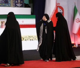 Women react near the coffins of Iran's late Supreme Leader Ayatollah Ali Khamenei and his family members, on the day international delegates participate in a farewell ceremony for Khamenei, who was killed on February 28 during Israeli and U.S. airstrikes on Iran, at the Imam Khomeini Grand Mosalla in Tehran, Iran July 3, 2026. Majid Asgaripour/WANA (West Asia News Agency) via REUTERS ATTENTION EDITORS - THIS PICTURE WAS PROVIDED BY A THIRD PARTY. ISRAEL OUT. NO COMMERCIAL OR EDITORIAL SALES IN ISRAEL. NO ACCESS FOR ISRAELI MEDIA. NO USE BBC PERSIAN. NO USE VOA PERSIAN. NO USE MANOTO. NO USE IRAN INTERNATIONAL. NO USE RADIO FARDA. DIGITAL: NO USE BBC PERSIAN. NO USE VOA PERSIAN. NO USE MANOTO. NO USE IRAN INTERNATIONAL. NO USE RADIO FARDA.