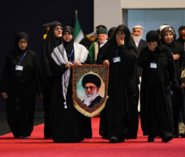 Women react as they walk to pay their respects near the coffins of Iran's late Supreme Leader Ayatollah Ali Khamenei and his family members, on the day international delegates participate in a farewell ceremony for Khamenei, who was killed on February 28 during Israeli and U.S. airstrikes on Iran, at the Imam Khomeini Grand Mosalla in Tehran, Iran July 3, 2026. REUTERS/Mohammed Salem Foreign media in Iran operate under guidelines set by the Ministry of Culture and Islamic Guidance, which regulates press activity and permissions ISRAEL OUT. NO COMMERCIAL OR EDITORIAL SALES IN ISRAEL. NO ACCESS FOR ISRAELI MEDIA. NO USE BBC PERSIAN. NO USE VOA PERSIAN. NO USE MANOTO. NO USE IRAN INTERNATIONAL. NO USE RADIO FARDA. DIGITAL: NO USE BBC PERSIAN. NO USE VOA PERSIAN. NO USE MANOTO. NO USE IRAN INTERNATIONAL. NO USE RADIO FARDA. TPX IMAGES OF THE DAY