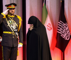 A woman reacts after paying respect to the coffins of Iran's late Supreme Leader Ayatollah Ali Khamenei and his family members, as international delegates participate in a farewell ceremony for Khamenei, who was killed on February 28 during Israeli and U.S. airstrikes on Iran, at the Imam Khomeini Grand Mosalla in Tehran, Iran July 3, 2026. Majid Asgaripour/WANA (West Asia News Agency) via REUTERS ATTENTION EDITORS - THIS PICTURE WAS PROVIDED BY A THIRD PARTY. ISRAEL OUT. NO COMMERCIAL OR EDITORIAL SALES IN ISRAEL. NO ACCESS FOR ISRAELI MEDIA. NO USE BBC PERSIAN. NO USE VOA PERSIAN. NO USE MANOTO. NO USE IRAN INTERNATIONAL. NO USE RADIO FARDA. DIGITAL: NO USE BBC PERSIAN. NO USE VOA PERSIAN. NO USE MANOTO. NO USE IRAN INTERNATIONAL. NO USE RADIO FARDA.