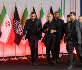 Iranian President Masoud Pezeshkian attends a farewell ceremony for Iran's late Supreme Leader Ayatollah Ali Khamenei, who was killed on February 28 during Israeli and U.S. airstrikes on Iran, for international delegates at the Imam Khomeini Grand Mosalla in Tehran, Iran, July 3, 2026. REUTERS/Mohammed Salem Foreign media in Iran operate under guidelines set by the Ministry of Culture and Islamic Guidance, which regulates press activity and permissions ISRAEL OUT. NO COMMERCIAL OR EDITORIAL SALES IN ISRAEL. NO ACCESS FOR ISRAELI MEDIA. NO USE BBC PERSIAN. NO USE VOA PERSIAN. NO USE MANOTO. NO USE IRAN INTERNATIONAL. NO USE RADIO FARDA. DIGITAL: NO USE BBC PERSIAN. NO USE VOA PERSIAN. NO USE MANOTO. NO USE IRAN INTERNATIONAL. NO USE RADIO FARDA.