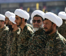 Members of Basij paramilitary forces gather outside the Imam Khomeini Grand Mosalla, on the day international delegates participate in a farewell ceremony for Iran's late Supreme Leader Ayatollah Ali Khamenei, who was killed on February 28 during Israeli and U.S. airstrikes on Iran, in Tehran, Iran, July 3, 2026. REUTERS/Mohammed Salem Foreign media in Iran operate under guidelines set by the Ministry of Culture and Islamic Guidance, which regulates press activity and permissions ISRAEL OUT. NO COMMERCIAL OR EDITORIAL SALES IN ISRAEL. NO ACCESS FOR ISRAELI MEDIA. NO USE BBC PERSIAN. NO USE VOA PERSIAN. NO USE MANOTO. NO USE IRAN INTERNATIONAL. NO USE RADIO FARDA. DIGITAL: NO USE BBC PERSIAN. NO USE VOA PERSIAN. NO USE MANOTO. NO USE IRAN INTERNATIONAL. NO USE RADIO FARDA.