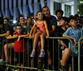 People gather to watch Macy's Fourth of July fireworks as the United States celebrates its 250th anniversary on Independence Day in New York City, U.S., July 4, 2026. REUTERS/Shannon Stapleton