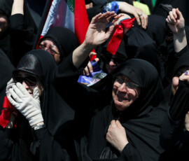 Women mourn during a funeral procession for Iran's late Supreme Leader Ayatollah Ali Khamenei, who was killed on February 28 in Israeli and U.S. airstrikes, in Tehran, Iran, July 6, 2026. REUTERS/Mohammed Salem Foreign media in Iran operate under guidelines set by the Ministry of Culture and Islamic Guidance, which regulates press activity and permissions ISRAEL OUT. NO COMMERCIAL OR EDITORIAL SALES IN ISRAEL. NO ACCESS FOR ISRAELI MEDIA. NO USE BBC PERSIAN. NO USE VOA PERSIAN. NO USE MANOTO. NO USE IRAN INTERNATIONAL. NO USE RADIO FARDA. DIGITAL: NO USE BBC PERSIAN. NO USE VOA PERSIAN. NO USE MANOTO. NO USE IRAN INTERNATIONAL. NO USE RADIO FARDA.