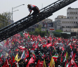 Mourners gather on the day of a funeral procession for Iran's late Supreme Leader Ayatollah Ali Khamenei, who was killed on February 28 in Israeli and U.S. airstrikes, in Tehran, Iran, July 6, 2026. REUTERS/Mohammed Salem Foreign media in Iran operate under guidelines set by the Ministry of Culture and Islamic Guidance, which regulates press activity and permissions ISRAEL OUT. NO COMMERCIAL OR EDITORIAL SALES IN ISRAEL. NO ACCESS FOR ISRAELI MEDIA. NO USE BBC PERSIAN. NO USE VOA PERSIAN. NO USE MANOTO. NO USE IRAN INTERNATIONAL. NO USE RADIO FARDA. DIGITAL: NO USE BBC PERSIAN. NO USE VOA PERSIAN. NO USE MANOTO. NO USE IRAN INTERNATIONAL. NO USE RADIO FARDA.