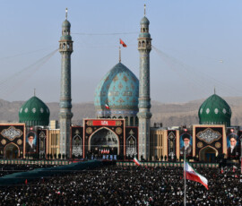 Mourners attend a prayer for Iran's late Supreme Leader Ayatollah Ali Khamenei, who was killed on February 28 in Israeli and U.S. airstrikes, at the Jamkaran Mosque, in Qom, Iran, July 7, 2026. Ahmadreza Taheri/ISNA/via WANA (West Asia News Agency)via REUTERS ATTENTION EDITORS - THIS PICTURE WAS PROVIDED BY A THIRD PARTY. ISRAEL OUT. NO COMMERCIAL OR EDITORIAL SALES IN ISRAEL. NO ACCESS FOR ISRAELI MEDIA. NO USE BBC PERSIAN. NO USE VOA PERSIAN. NO USE MANOTO. NO USE IRAN INTERNATIONAL. NO USE RADIO FARDA. DIGITAL: NO USE BBC PERSIAN. NO USE VOA PERSIAN. NO USE MANOTO. NO USE IRAN INTERNATIONAL. NO USE RADIO FARDA.