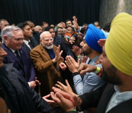 PM Modi was warmly welcomed by the Indian community in Auckland