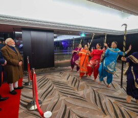 PM Modi was warmly welcomed by the Indian community in Auckland