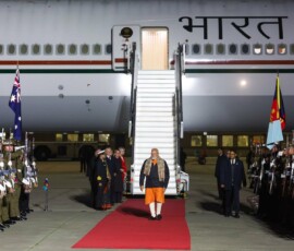 PM Modi arrived in Melbourne to a warm and special welcome
