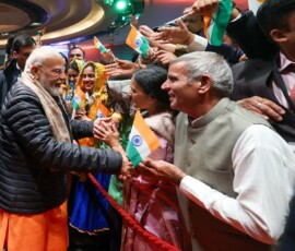PM Modi received a warm welcome from members of the Indian diaspora upon his arrival in Melbourne