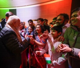 PM Modi received a warm welcome from members of the Indian diaspora upon his arrival in Melbourne