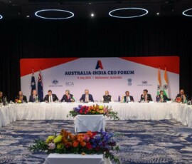 Prime Minister Narendra Modi and Prime Minister Anthony Albanese of Australia addressed the Australia-India CEOs Forum in Melbourne