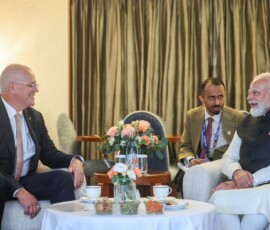 Prime Minister Narendra Modi met former Prime Minister of Australia, Scott Morrison, in Melbourne