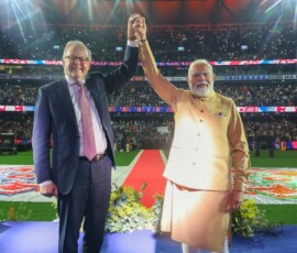 PM Modi and PM Anthony Albanese of Australia attended the community programme in Melbourne