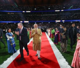 PM Modi and PM Anthony Albanese of Australia attended the community programme in Melbourne