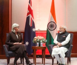 PM Modi held a meeting with the Governor-General of Australia, Sam Mostyn in Melbourne