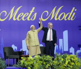 PM Modi and PM Anthony Albanese of Australia attended the community programme in Melbourne