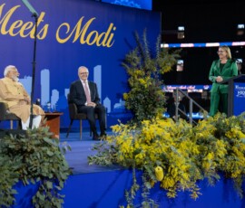 PM Modi and PM Anthony Albanese of Australia attended the community programme in Melbourne